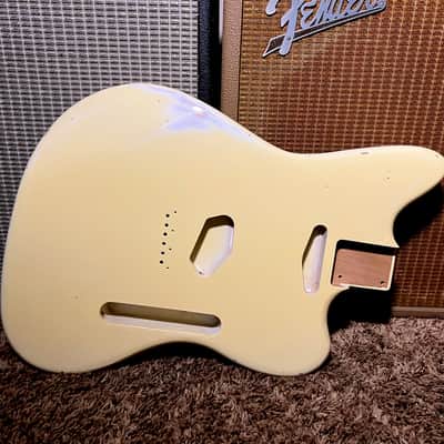 Relic Fender Telemaster Body Alder Vintage Aged Olympic White Offset Telecaster Nitrocellulose 😍 image 8