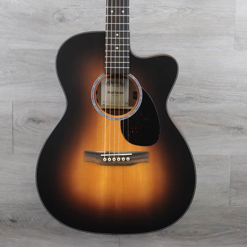 Martin Road Series OMC-10E Modern 2026 1935 Sunburst Acoustic Electric Cutaway With Deluxe Gig Bag and Tuner!