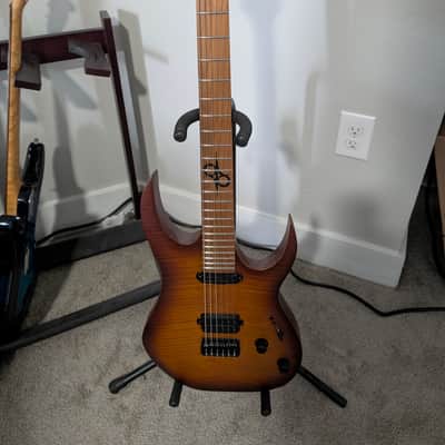Solar Guitars SB1.6 (SB1.6HFSB) with Hardshell Case and Extras image 4