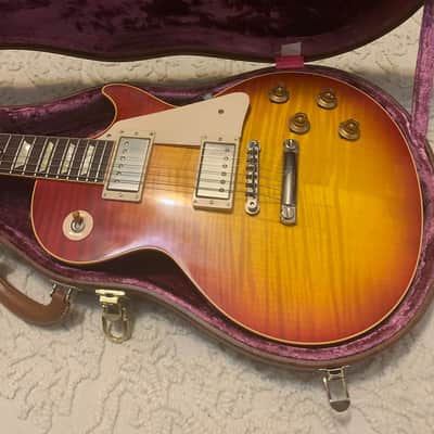 2003 Gibson Les Paul Custom 1959 Re-issue Cherry Sunburst image 1