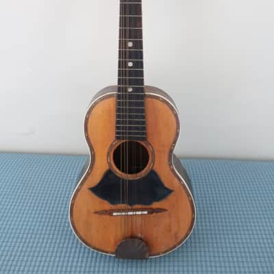 Vintage Pre War Survivor 1890s Lyon & Healy Regal Columbus Mandolinetto Guitar Shaped Mandolin Mando Rare image 1