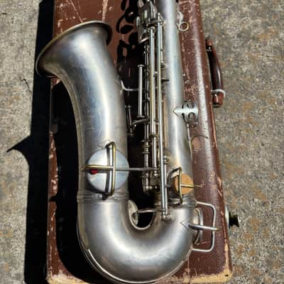 Conn New Wonder Series II "Chu Berry" Alto Saxophone 1928 , Silver Plated w/Gold Wash Bell image 2