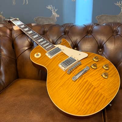 2017 Gibson Custom Shop Historic 1959 Les Paul R9 - Honey Burst image 3