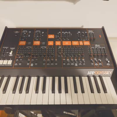 Korg ARP Odyssey Rev3 37-Slim Key Duophonic Analog Synthesizer 2015 - Present - Black/Orange