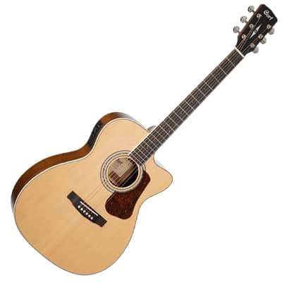 New Cort EVL A6 Acoustic Electric Guitar Solid Spruce Top Fishman