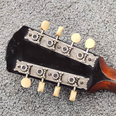 Gibson A3 mandolin 1919 - Ivory (White top) with case image 11