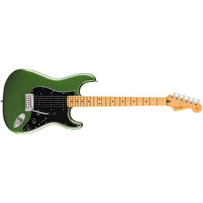 Player II Modified Stratocaster Maple Harvest Green Metallic Fender image 2