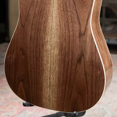 Martin Custom Shop Dreadnought Acoustic Guitar - Black Walnut with Hardshell Case image 9