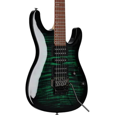 Ibanez SP3 Kiko Loureiro Electric Guitar, Transparent Emerald Burst image 1