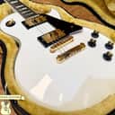 🔥2024🔥 Epiphone Inspired By Gibson Custom Les Paul~ Alpine White~ USA Pickups!