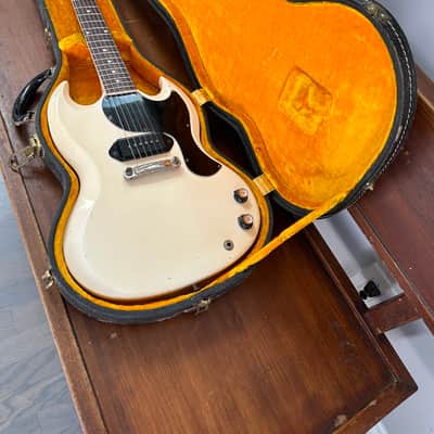 Gibson all original 1963 SG Jr, Polaris white image 4