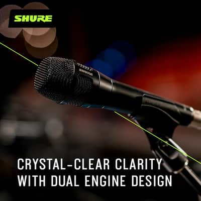 Shure Nexadyne 8/C - Professional Cardioid Dynamic Vocal Microphone with Dual-Engine Technology, Exceptional Signal Clarity, Reliability - for Live Performances and Studio Recordings image 3