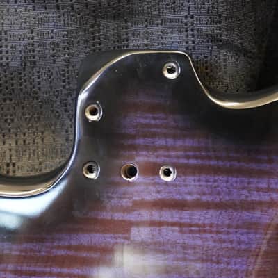 1993 Fender/Japan HRR 60s Purple Foto Flame Guitar Body NOS image 9