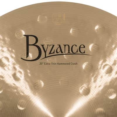 Meinl Byzance Traditional Extra Thin Hammered Crash Cymbal 20" image 3
