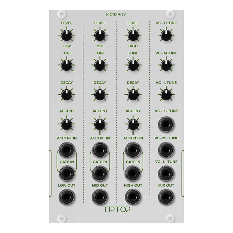 TipTop Audio TOMS909 Toms Eurorack Drum Module image 1