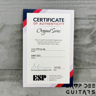 ESP Original Series Eclipse Custom Electric Guitar w/ Case - Silver Liquid Metal Burst image 23