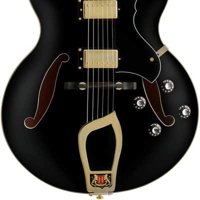 Hagstrom HSHJ50009 Electric Guitar, HJ500, Black image 1