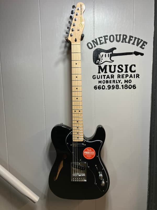Squier Affinity Telecaster Thinline 2025 - Present - Metallic Black image 1