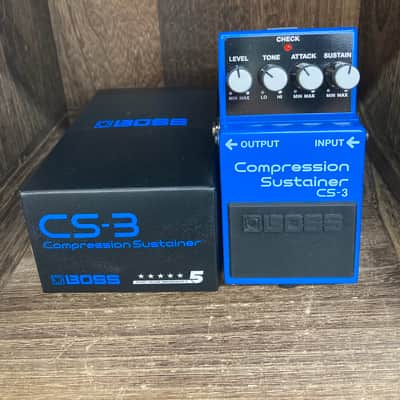 Boss CS-3 Compression Sustainer (Silver Label) 1997 - Present - Blue image 7