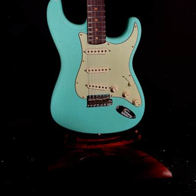 Fender Limited Edition 59 Strat Journeyman Relic 2022 - Faded Aged Sea Foam Green image 3