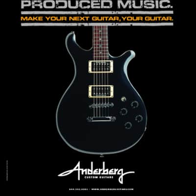 2007 Anderberg Gunnie Flat Top Neck Thru Tele Custom image 17