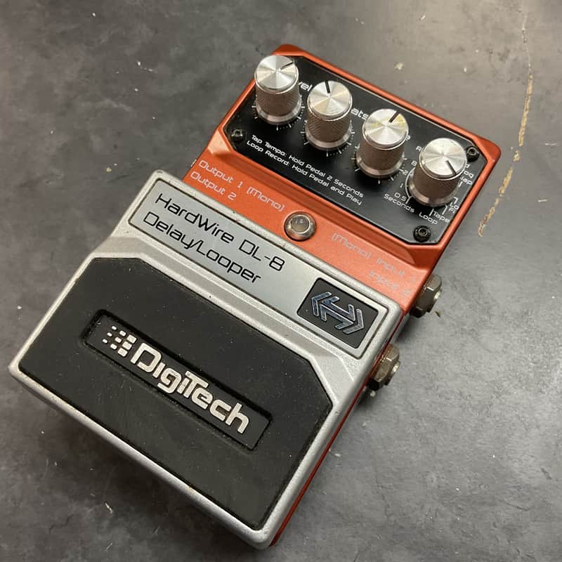 DigiTech Hardwire DL-8 Delay Looper 2010s - Orange image 1