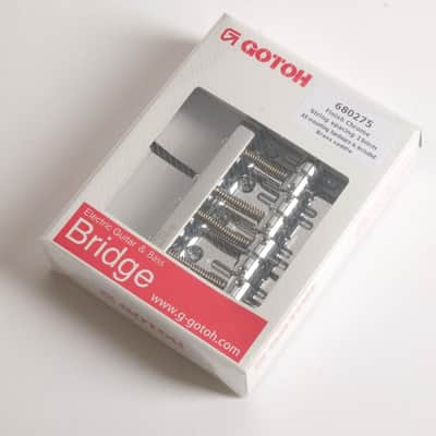 Gotoh 201B-4 Bass Bridge 4-String Chrome, NOS image 5