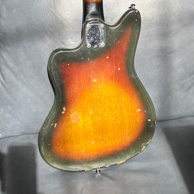 1960s Teisco Audition 2 MIJ Vintage Guitar w/ Gold Foil & Vintage DeArmond Pickup image 6