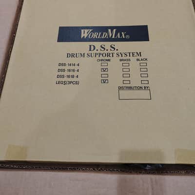 WorldMaxx DSS floor tom cradle 16" 8 lug image 2