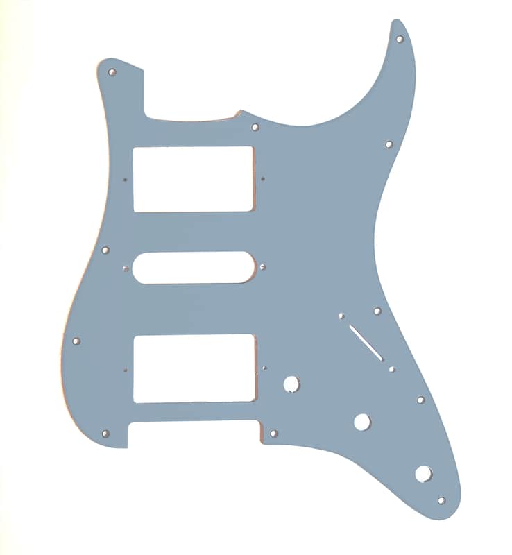 Carmedon Electronics Stratocaster Pickguard HSH 2021 Blue Gray image 1