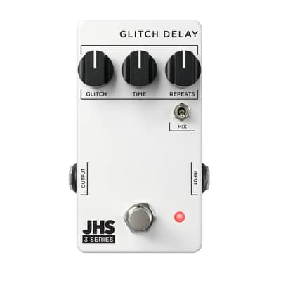JHS 3- Series Glitch Delay Effect Pedal  USA made- 2026 - white- New! image 1