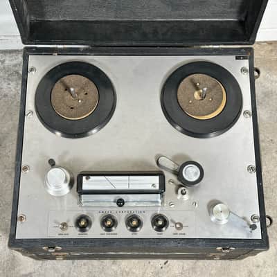 Ampex 350 / 351 Reel To Reel Transport Magnetic Tape Recorder w/ Original Case image 4