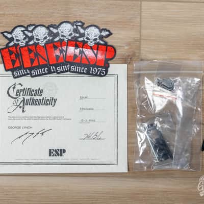 ESP Japan Custom Shop Kamikaze-1 George Lynch Signature Guitar – Black w/ Graphic image 10