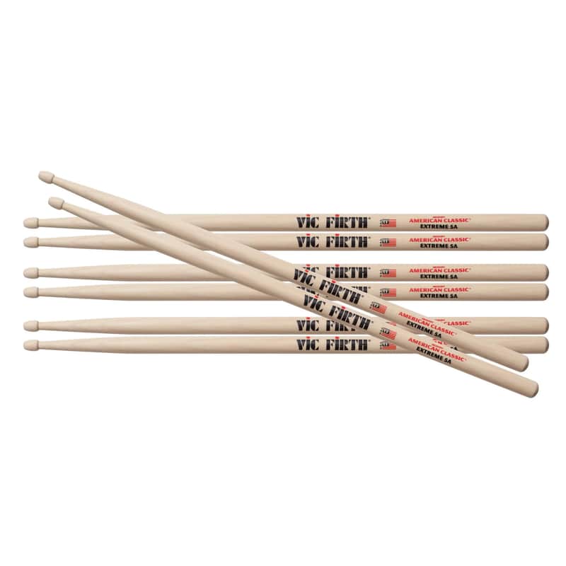 Vic Firth American Classic® Extreme 5A 4PR Value Pack image 1