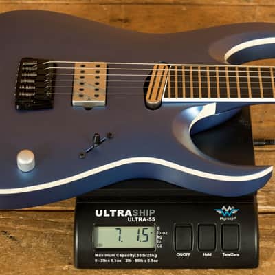 Ibanez JBM9999 Jake Bowen/Periphery RGA Series Prestige - Bound Ebony - Azure Metallic Matte image 8