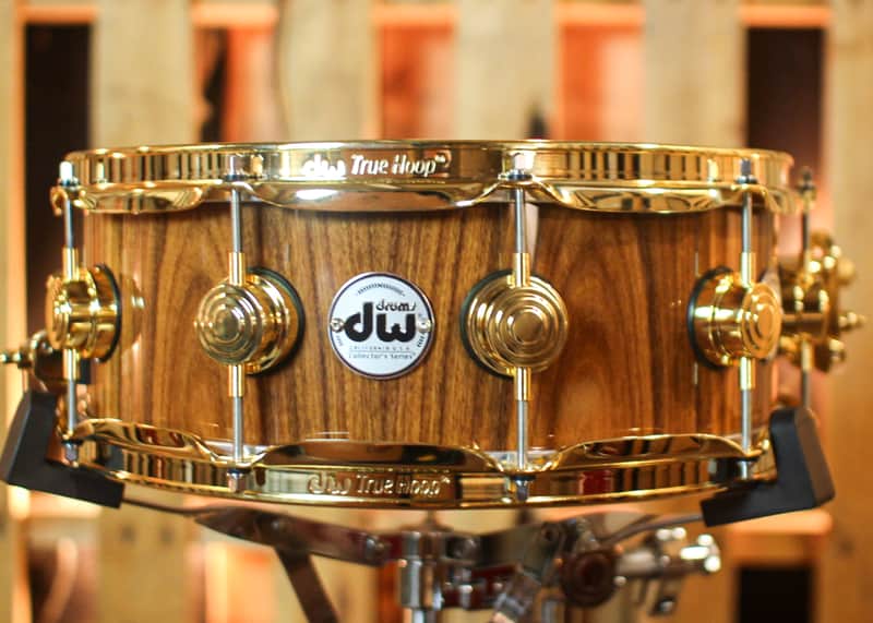 DW 5x14 Collector's Maple 333 Natural Lacquer over Santos Rosewood Snare Drum - SO#1409985 image 1