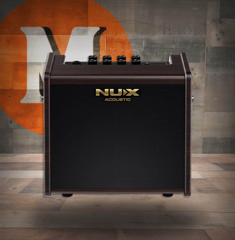 NUX Rechargeable Battery Acoustic Guitar Amplifier (NUX AC25) image 1