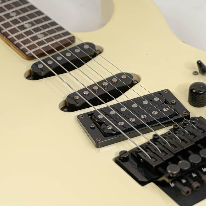 Late '80s Kramer Focus F-6000 Vintage White ESP-Made w/ Floyd Rose