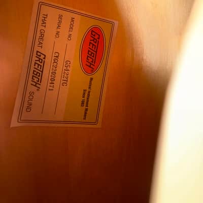 Gretsch G5422TG Electromatic Classic 2022 - Orange Stain w/Gretsch Tweed Hard Shell Case - FREE shipping image 15