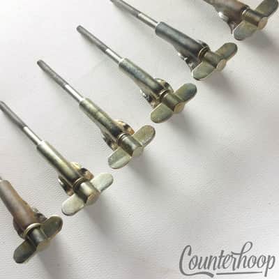 *Leedy Snare/Tom Drum 6x 3 1/2"Tension T-Rods+Claws 5/32"Thin Nickel Vintage 10s image 3