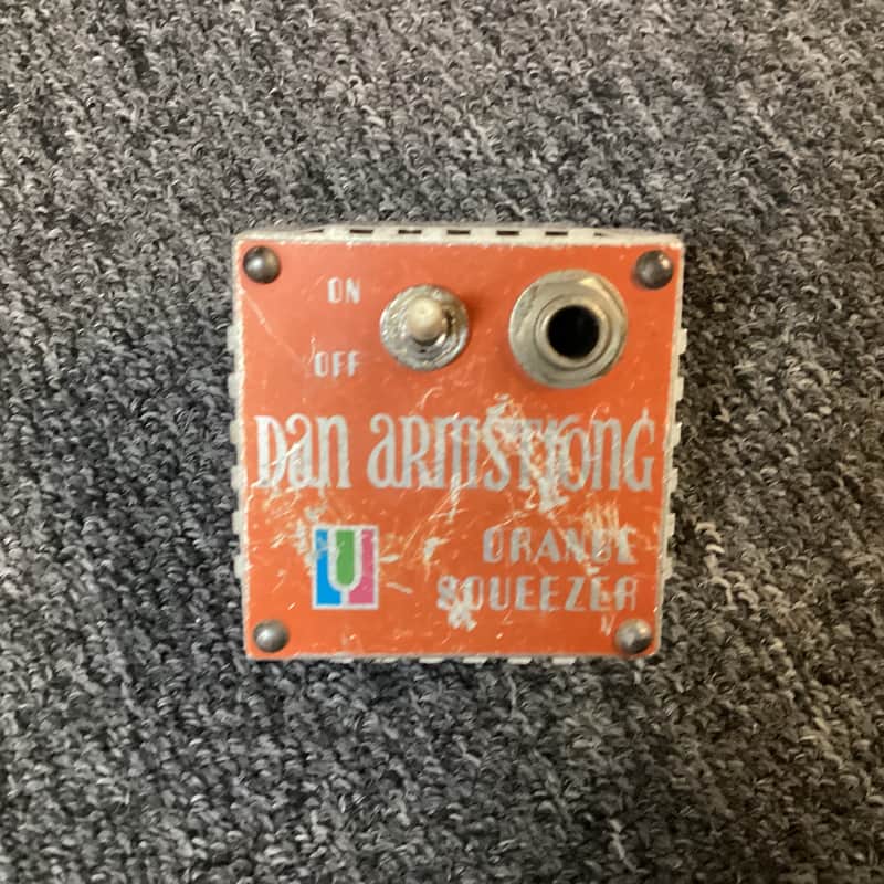Dan Armstrong Orange Squeezer Vintage Plug-In Compressor Guitar Effect Unit image 1