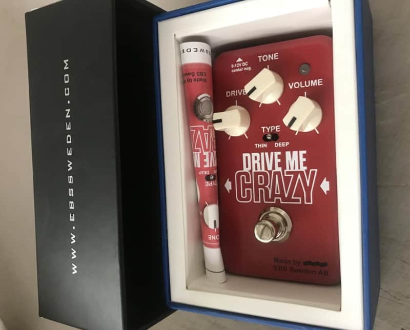 EBS Drive Me Crazy Distortion/Overdrive Pedal image 1