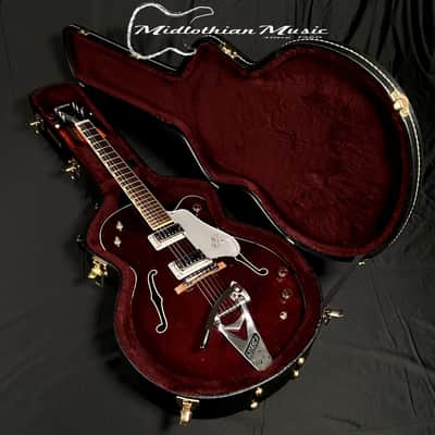 Gretsch G6119T-62 Vintage Select Edition - '62 Tennessee Rose - Hollow Body w/Bigsby & Case - Deep Cherry Stain Finish image 10