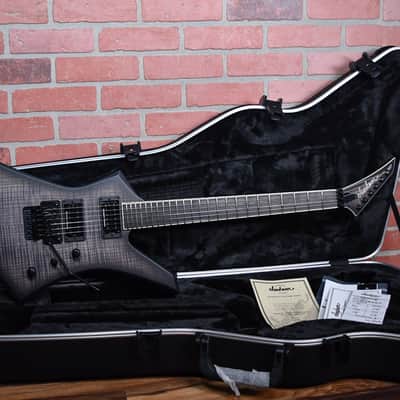 Jackson USA Custom Shop Kelly  KE2 Flame Maple Top Matte Satin Trans Black Burst W/Matching Reverse Headstock 2024 w/OHSC image 2