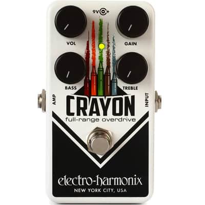 Electro-Harmonix Crayon Full Range Overdrive - Guitar Effect Pedal image 2