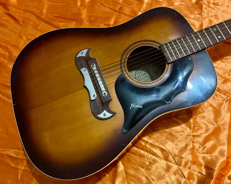 Vintage Framus Texan Acoustic Guitar 1960’s - Sunburst image 1