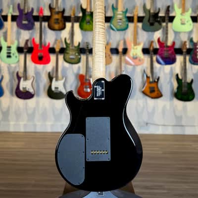 Ernie Ball Music Man Axis 25th Anniversary - Trans Red Burst - Quilt Maple Top image 6