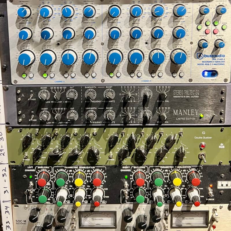 Manley Labs Stereo Pultec Tube equalizer original vintage USA image 1