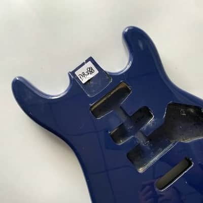 Blue SSH Guitar Stratocaster Strat Style Double Cutaway Basswood Body image 2