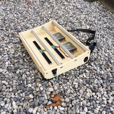 9U Eurorack case powered, 120 or 126 hp, patched resealable, modular synthesizer image 9
